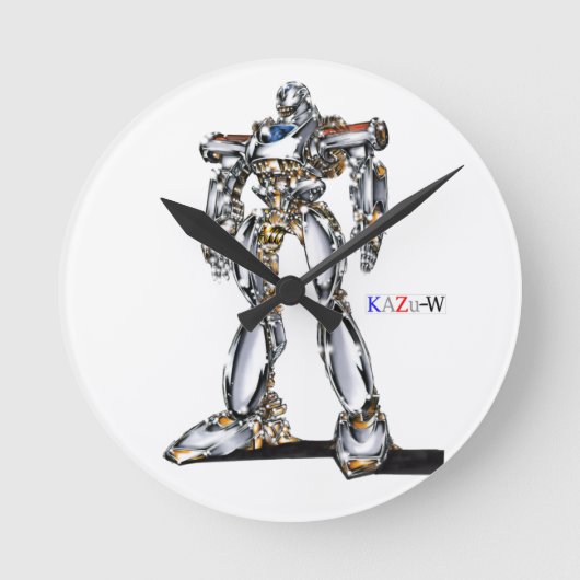 作品番号00003 「ほほえみの歯」 ラウンド壁時計 (正面)