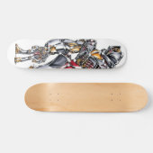 作品番号00005 "鋭角機"パターン2 スケートボード (横)