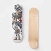 作品番号00005 "鋭角機"パターン2 スケートボード (正面)