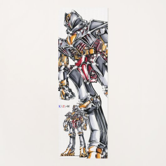 作品番号00005　「鋭角機」パターン2 ヨガマット (正面)