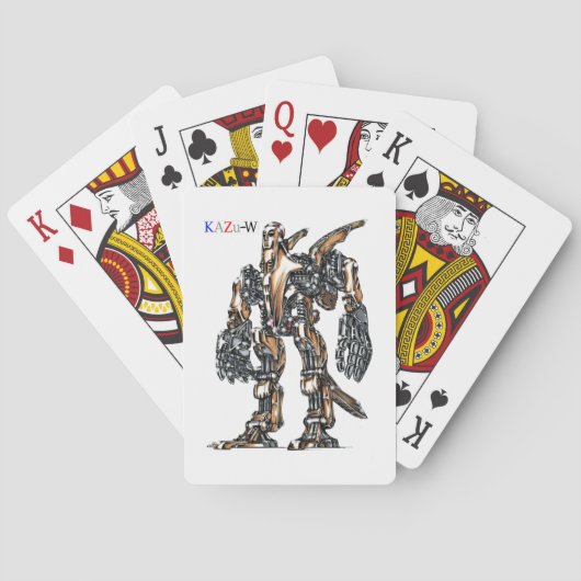 作品番号00006 「祭事用と思われる謎の機体」 トランプ (裏面)