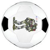  作品番号00007　「陸戦高耐久試験機」 サッカーボール (回転)