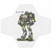  作品番号00007　「陸戦高耐久試験機」 サッカーボール (フラット)