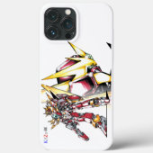 作品番号00008 「赤色英雄機甲巨人」 Case-Mate iPhoneケース (裏面)