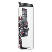 作品番号00010　「高出力荷粒子砲3連装2基装備の砲兵機」 タンブラー (回転右)