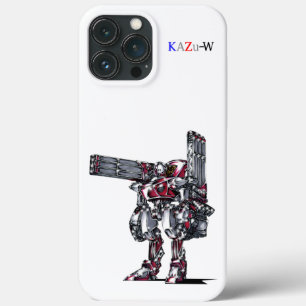 作品番号00010 「高出力荷粒子砲3連装2基装備の砲兵機」 iPhone 13 PRO MAXケース