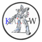 作品番号00011　「主力量産機」 アイスホッケーパック (正面)