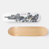 作品番号00011 "主力量産機"パターン1 スケートボード (横)