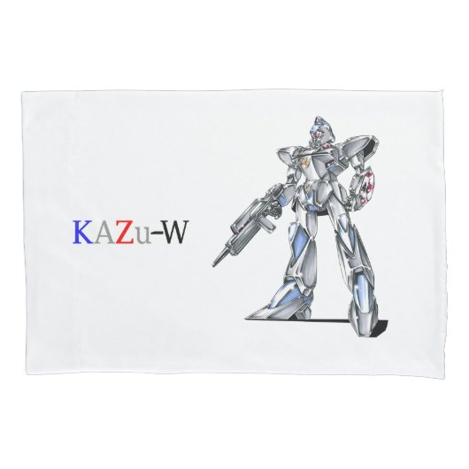 作品番号00011　「主力量産機」 枕カバー (正面)