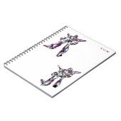 作品番号00012 "ヒーローロボ基本体" ノートブック (左側)