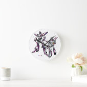 作品番号00012 「ヒーローロボ基本体」 ラウンド壁時計 (ホーム)