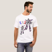 作品番号00012　「ヒーローロボ基本体」 Tシャツ (正面フル)