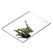 作品番号00013　「四脚歩行砲機兵」 ノートブック (左側)