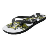 作品番号00013　「四脚歩行砲機兵」 ビーチサンダル (アングル)