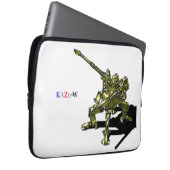 作品番号00013 "四脚歩行砲機兵" ラップトップスリーブ (正面右)