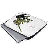 作品番号00013 "四脚歩行砲機兵" ラップトップスリーブ (正面下部)