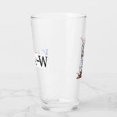 作品番号00014　「主人公用機体」 タンブラーグラス (左)