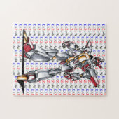 作品番号00014 "主人公用機体"パターン2 ジグソーパズル (横)