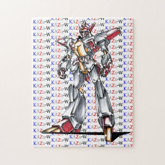 作品番号00014 "主人公用機体"パターン2 ジグソーパズル (縦)