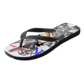 作品番号00014　「主人公用機体」 ビーチサンダル (アングル)