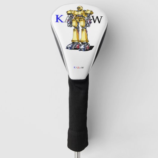 作品番号00015 「特殊用途機」 ゴルフヘッドカバー (正面)