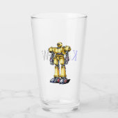 作品番号00015　「特殊用途機」 タンブラーグラス (裏面)