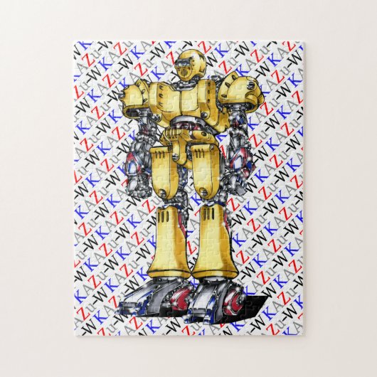 作品番号00015 "特殊用途機"パターン2 ジグソーパズル (縦)