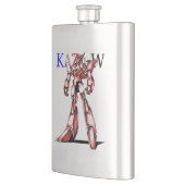 作品番号00016　「エース　ロボ　(Ace　Robot)」 フラスク (左)