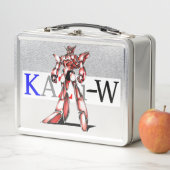 作品番号00016　「エース　ロボ　(Ace　Robot)」 メタルランチボックス (インサイチュ)