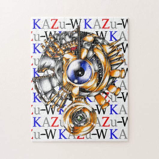 作品番号00017　「闇から点る希望の増幅装置」 ジグソーパズル (縦)