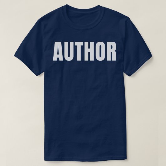 作家おもしろい役職タイトル職業誕生日ギフトId Tシャツ (デザイン正面)