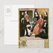 作家がアンに自分の本を贈る ポストカード (正面/裏面)