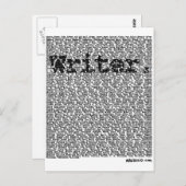 「作家だ」 ポストカード (正面/裏面)