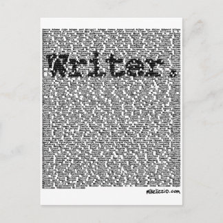 「作家だ」 ポストカード