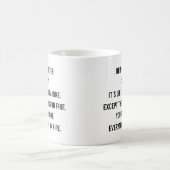 作家であることは簡単 自転車に乗るようなもの コーヒーマグカップ (中央)