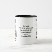 作家ではないファイター作家NaNoWriMo マグカップ (中央)