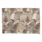 作家と本の愛好家 枕カバー (正面左)