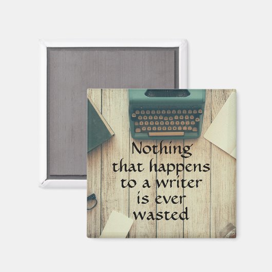 作家に起きることは決して無駄ではない マグネット (正面/裏面)