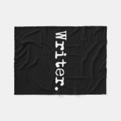 作家のおもしろい本オ作家ギフトのクリスマス フリースブランケット (正面(横))