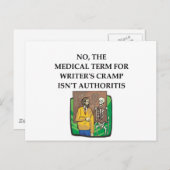 作家のけいれん ポストカード (正面/裏面)