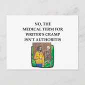 作家のけいれん ポストカード (正面)