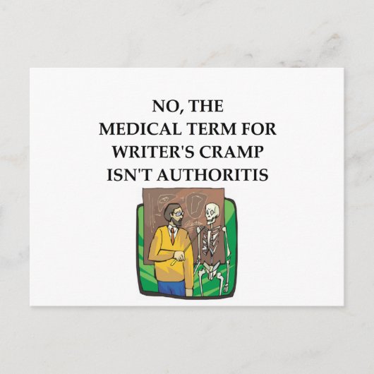 作家のけいれん ポストカード (正面)