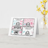 作家のためのよい書く日の挨拶状 カード (黄色い花)