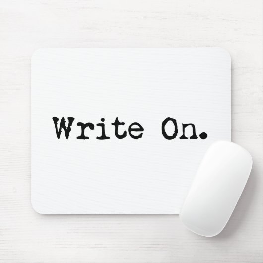 作家のためのギフトで書いて下さい マウスパッド (マウス)
