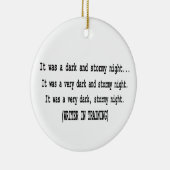 作家のためのクリスマスのオーナメント セラミックオーナメント (右)