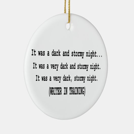 作家のためのクリスマスのオーナメント セラミックオーナメント (右)