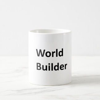 作家のための"世界建築者"のマグ コーヒーマグカップ