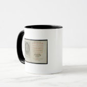 作家のとびらおよびポートレートのfrontispiece マグカップ (正面左)