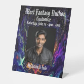 作家のカラフルファンタジー 台座サイン (正面)