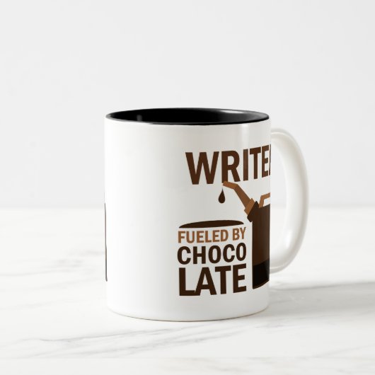 作家のギフト(おもしろいな) ツートーンマグカップ (正面右)